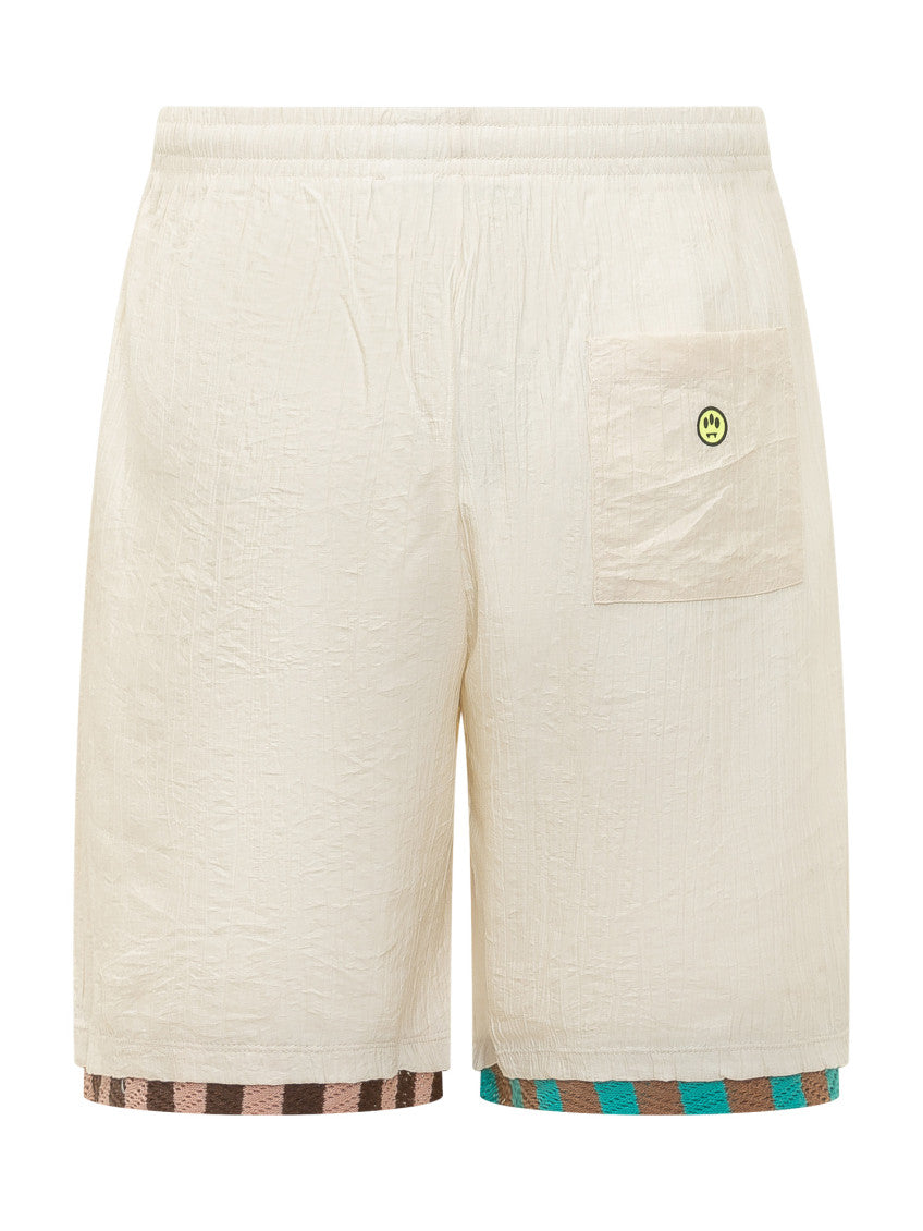 Off White Logo Shorts 3