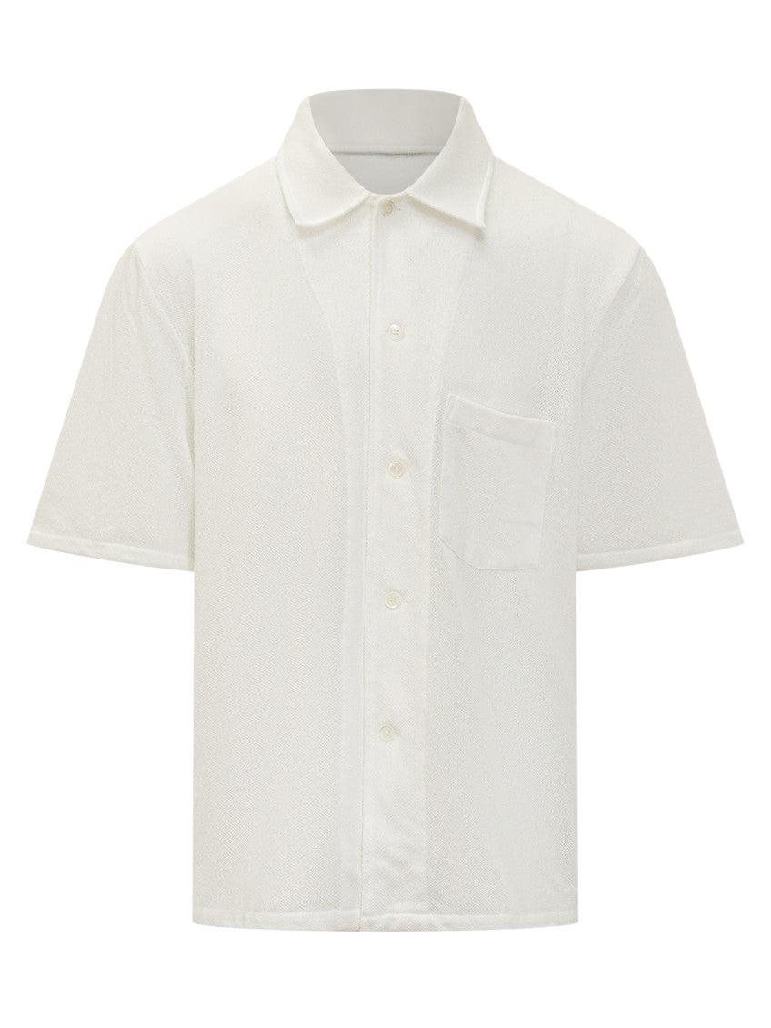 White Regular Solid Shirt 1