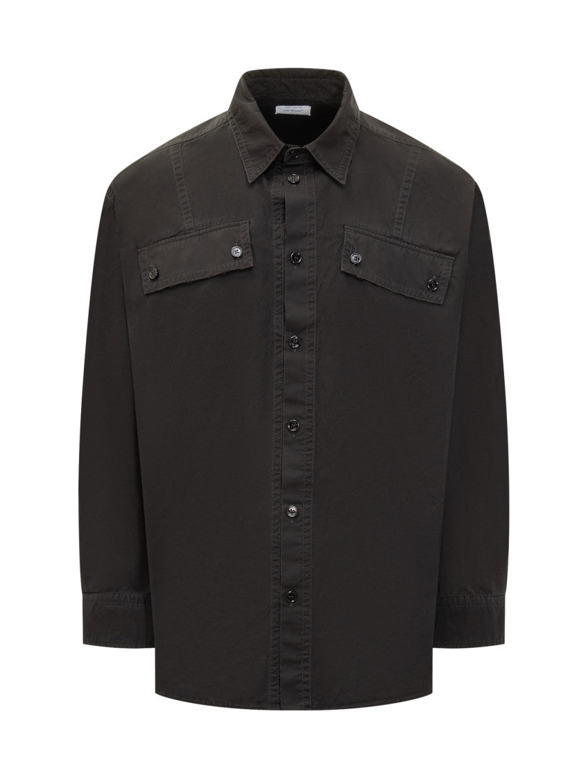 Black Regular Solid Shirt 1