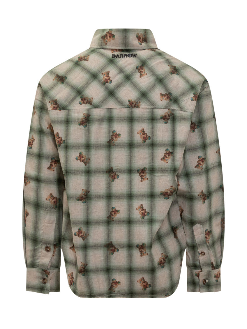 Green Regular Checks Shirt 2
