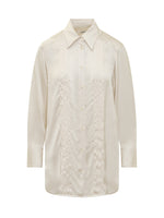 White Slim Solid Shirt 1
