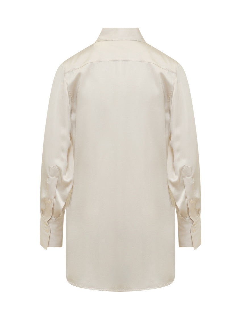 White Slim Solid Shirt 2