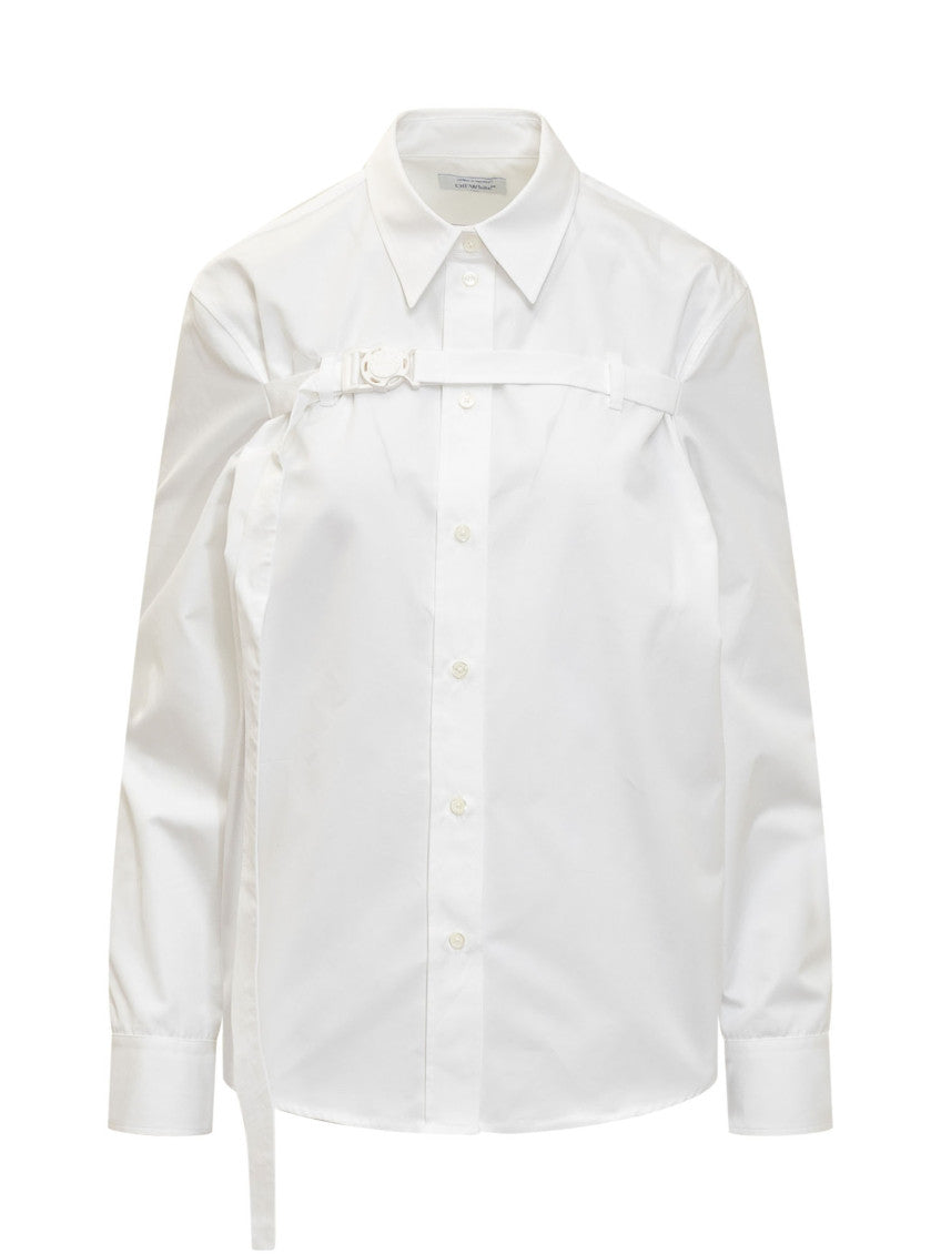 White Regular Solid Shirt 1