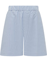 Sky Blue Solid Shorts 1
