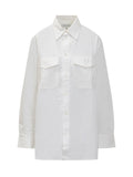 White Regular Solid Shirt 1