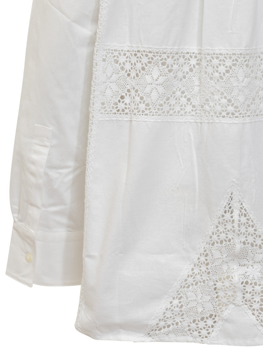 White Regular Solid Shirt 2