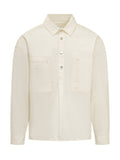 Off White Relaxed Solid Shirt 1