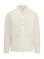 Off White Relaxed Solid Shirt 1