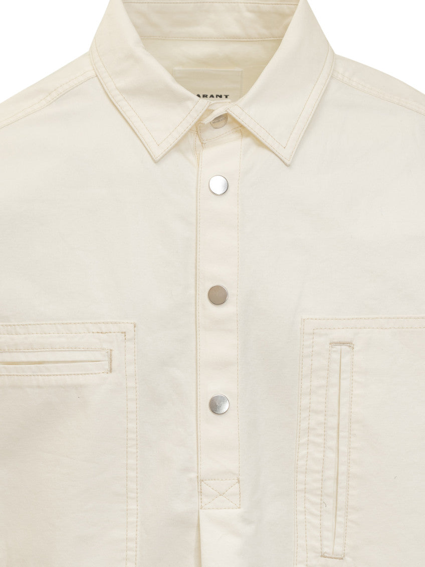 Off White Relaxed Solid Shirt 3
