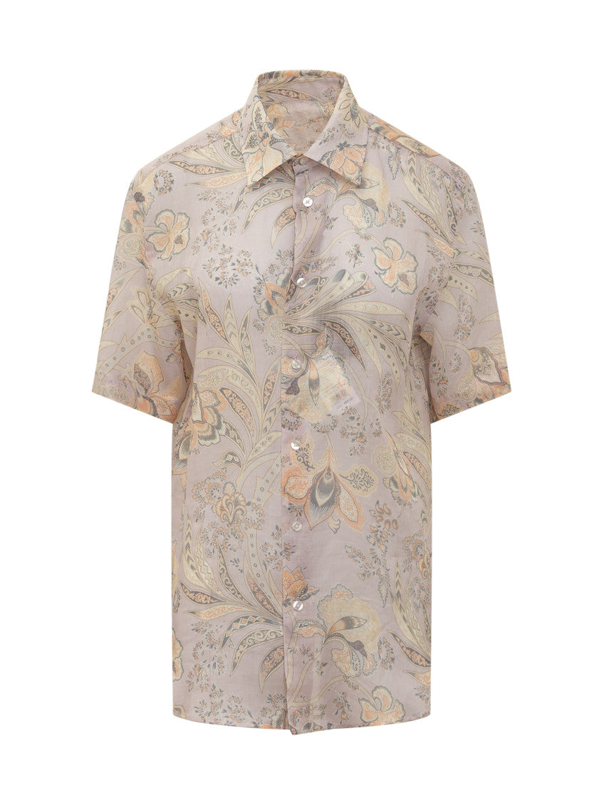 Pink Regular Floral Shirt 1