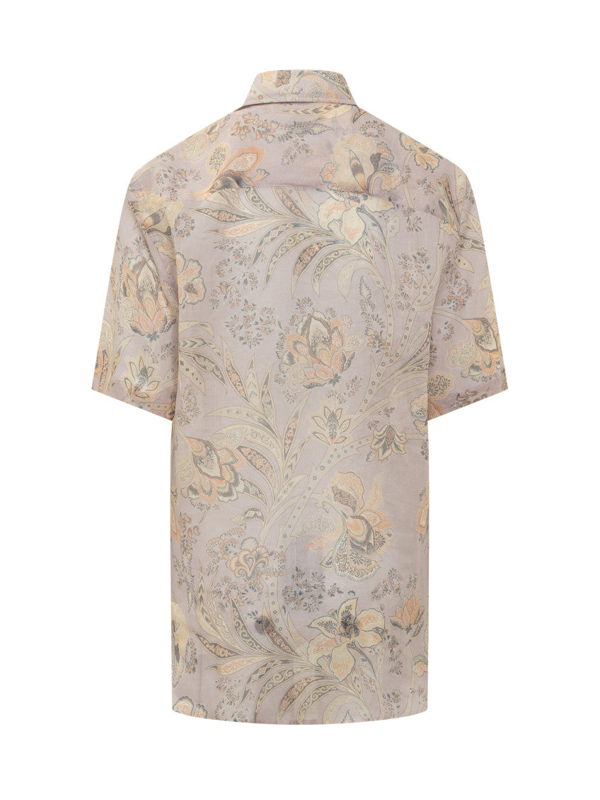 Pink Regular Floral Shirt 3