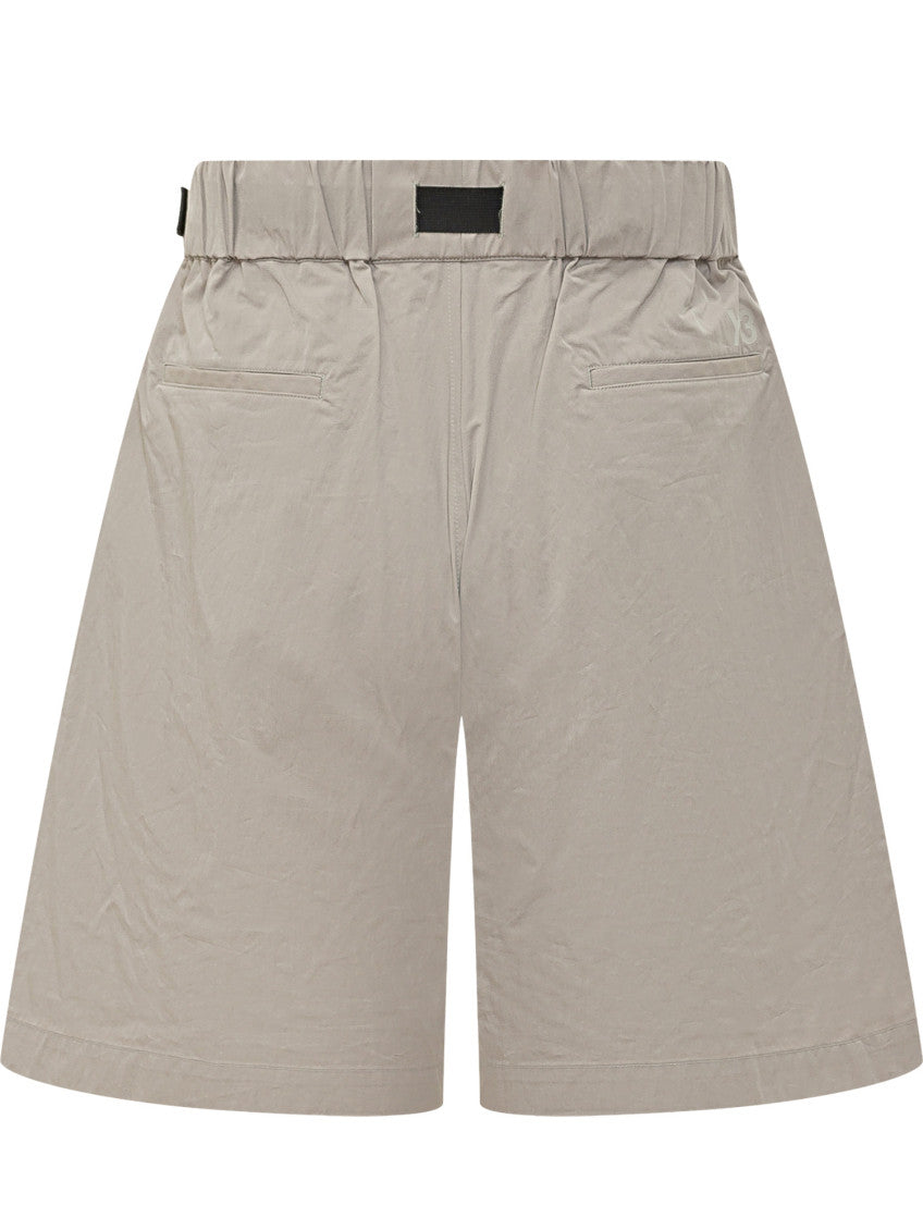 Taupe Solid Shorts 3