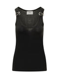 Black Scoop Neck Top 1