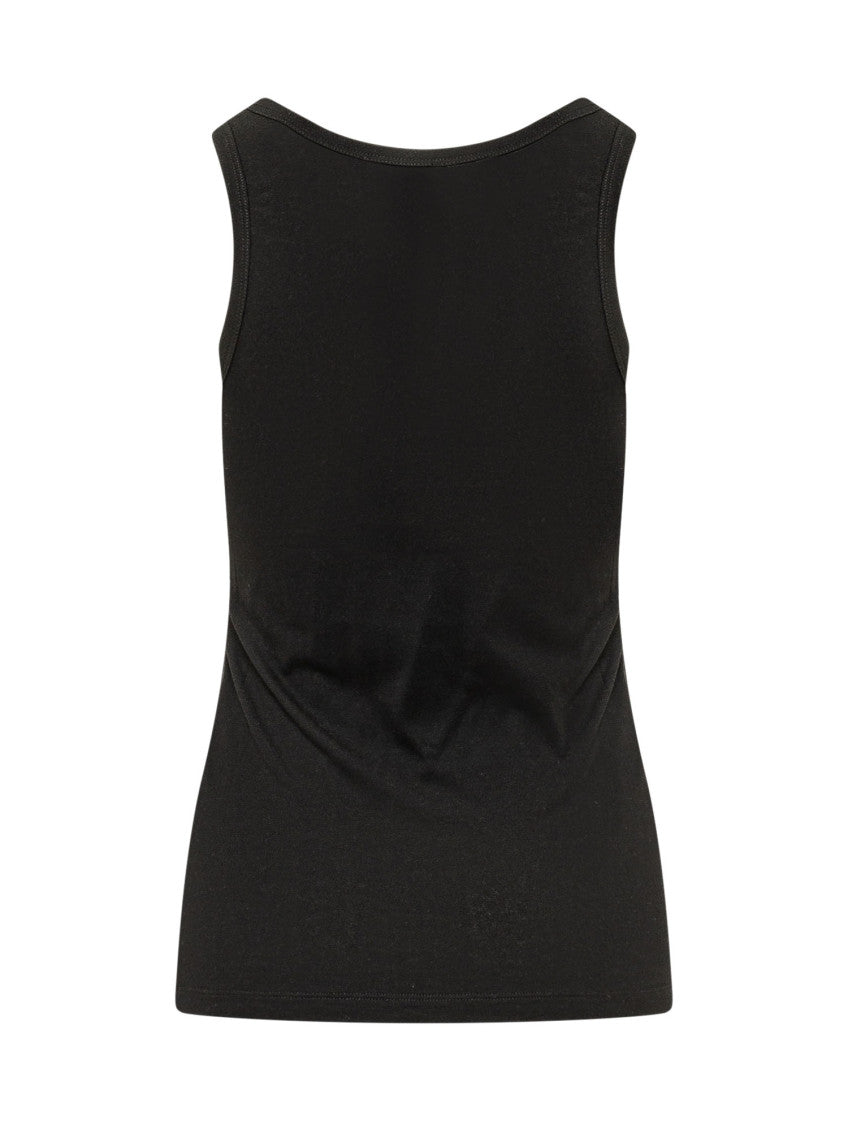 Black Scoop Neck Top 2