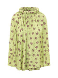 Green Floral Halter Neck Top 1
