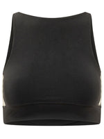 Black Solid Boat Neck Top 1
