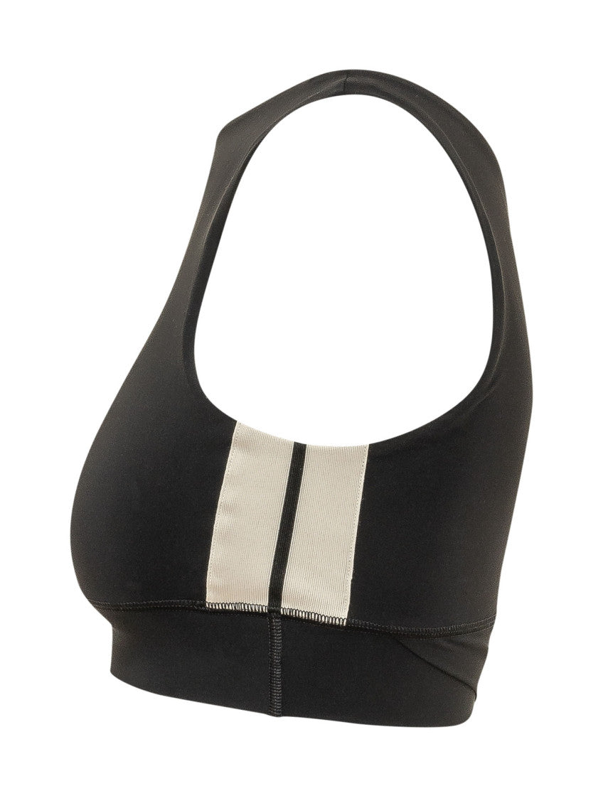 Black Solid Boat Neck Top 3