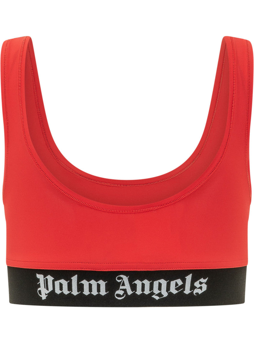 Red Logo Scoop Neck Tank Top 2