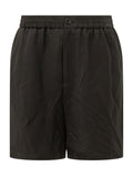 Black Solid Shorts 1