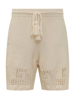 Off White Knitted Shorts 1