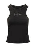 Black Logo Round Neck Top 1