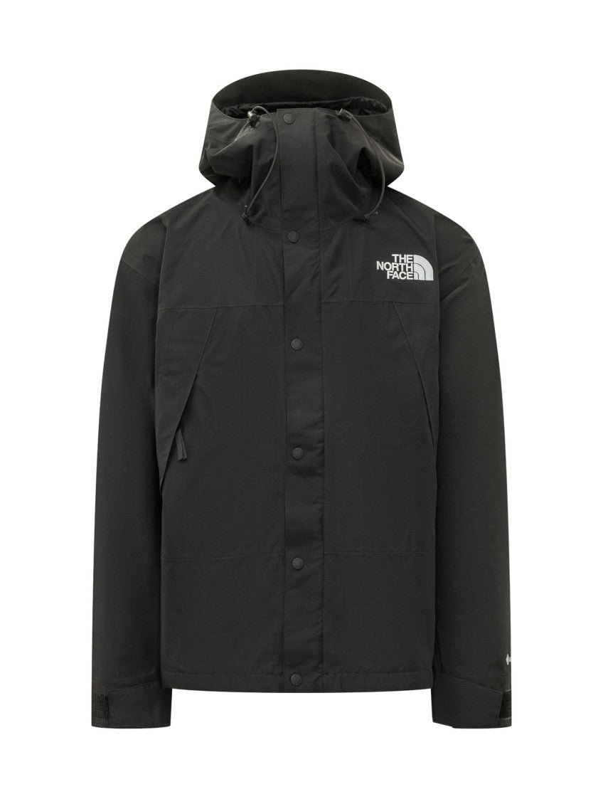 Black Solid Hood Jacket 1