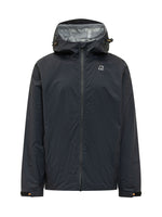 Dark Blue Solid Hood Jacket 1