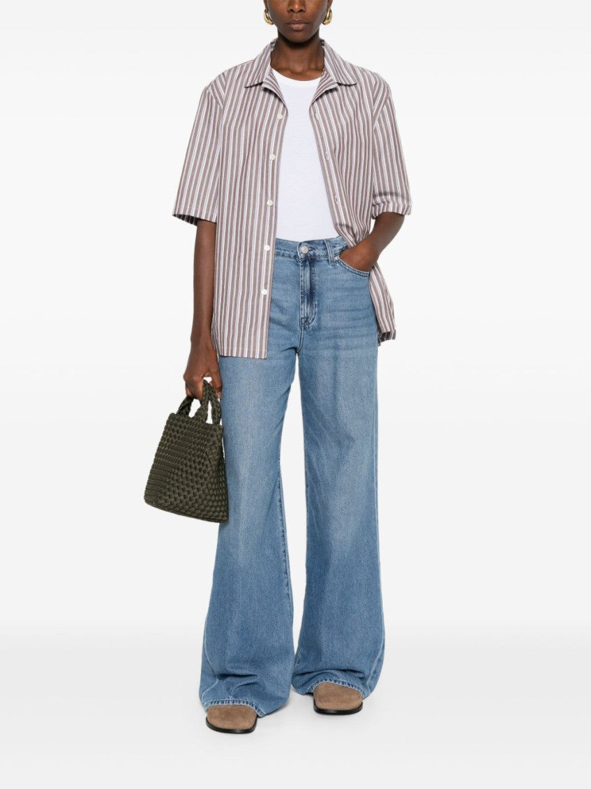 Blue Lotta wide-leg denim jeans 4