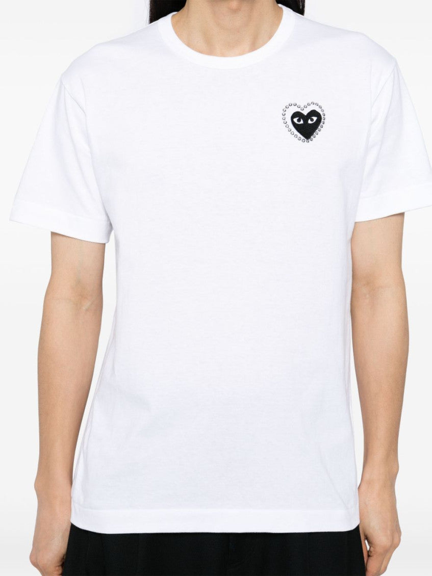 White Crewneck Logo T-Shirt 2