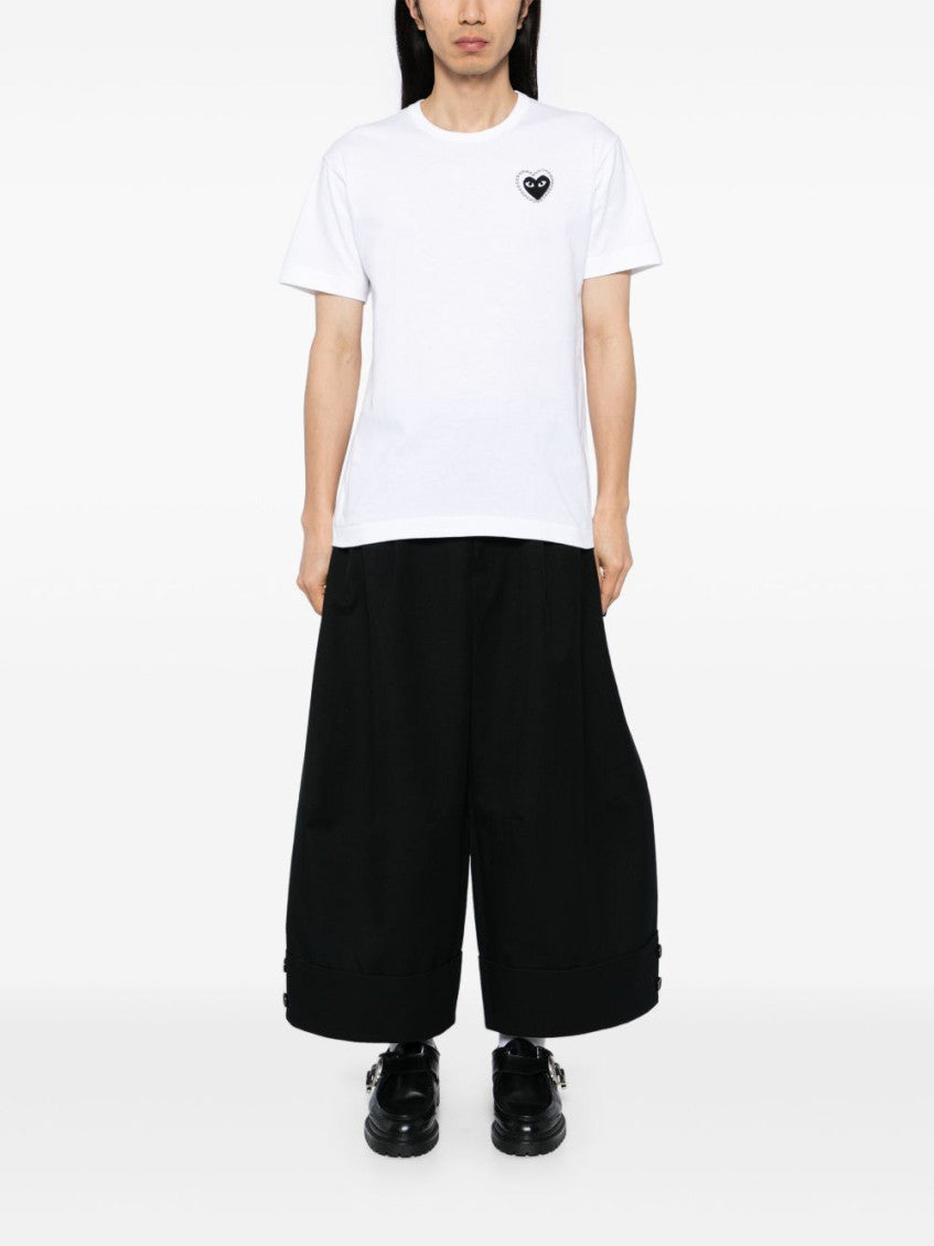 White Crewneck Logo T-Shirt 3