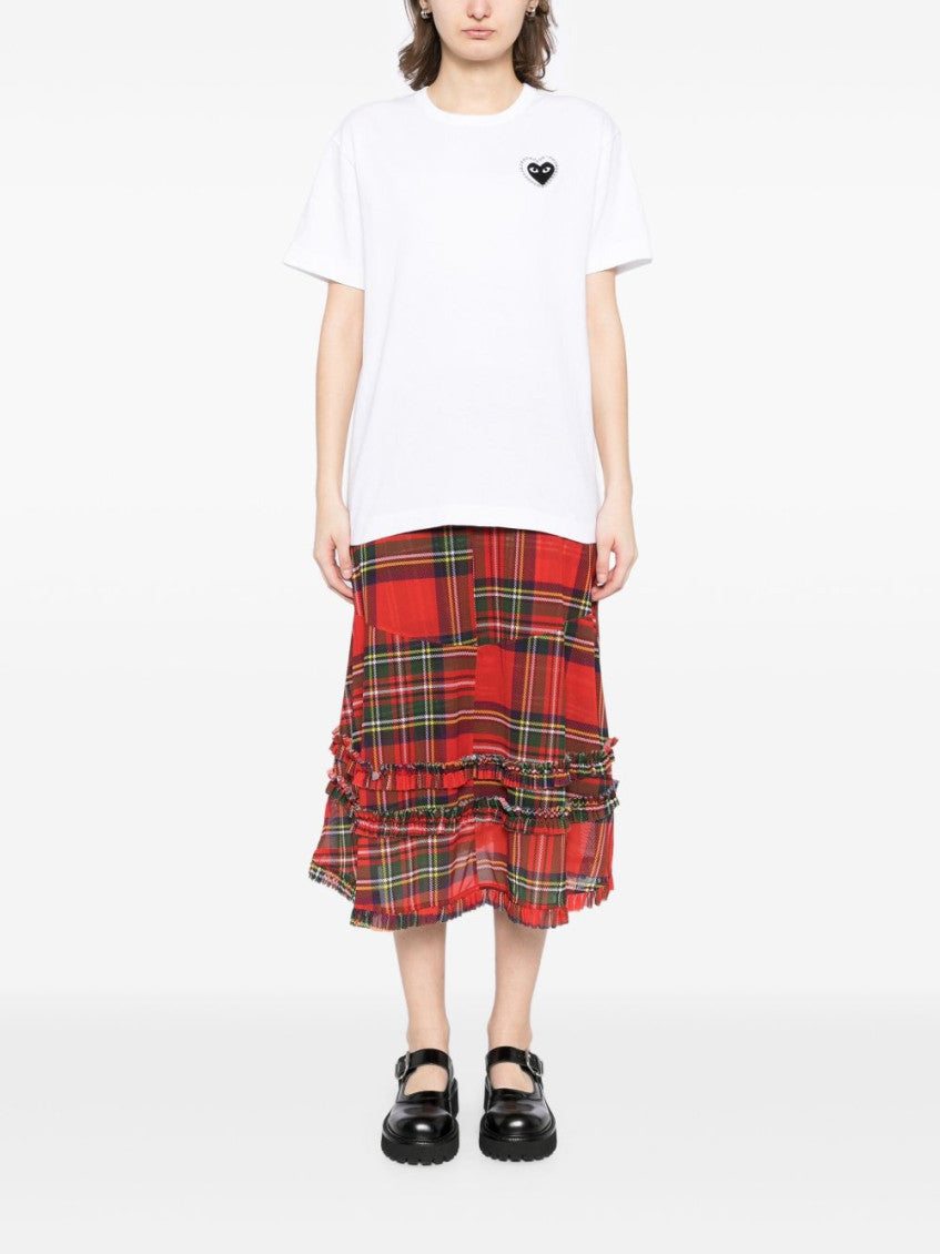 White Crewneck Logo T-Shirt 4