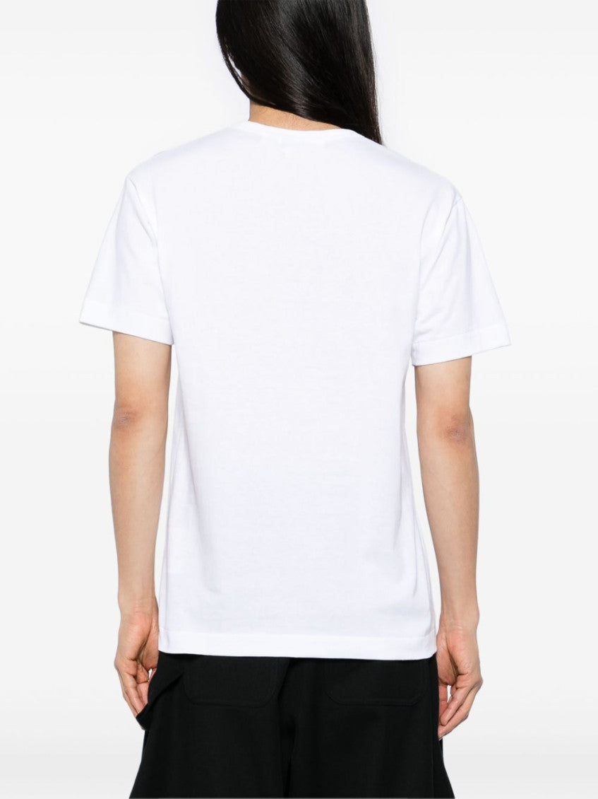 White Crewneck Logo T-Shirt 5