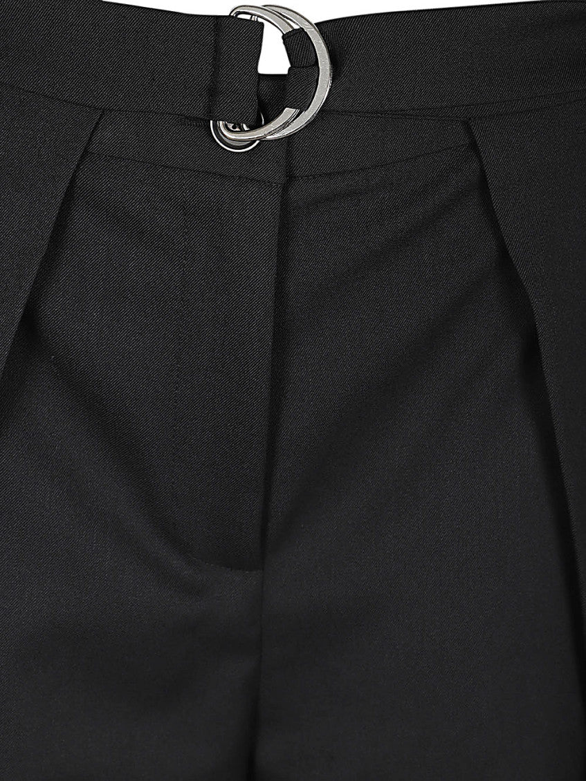Black Wool Twill Amelia Trousers 3