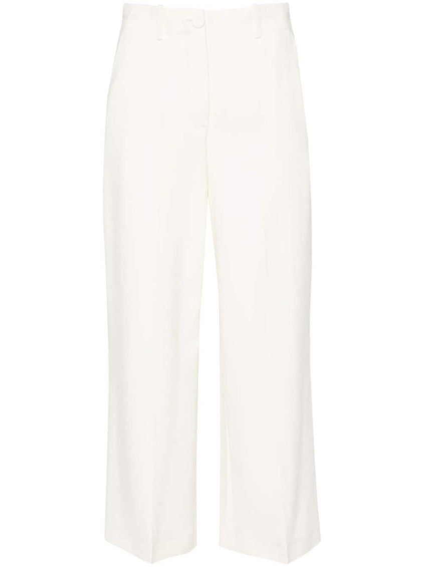 White Casual Pants 1