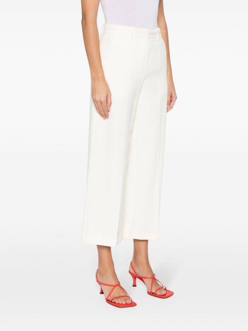 White Casual Pants 5