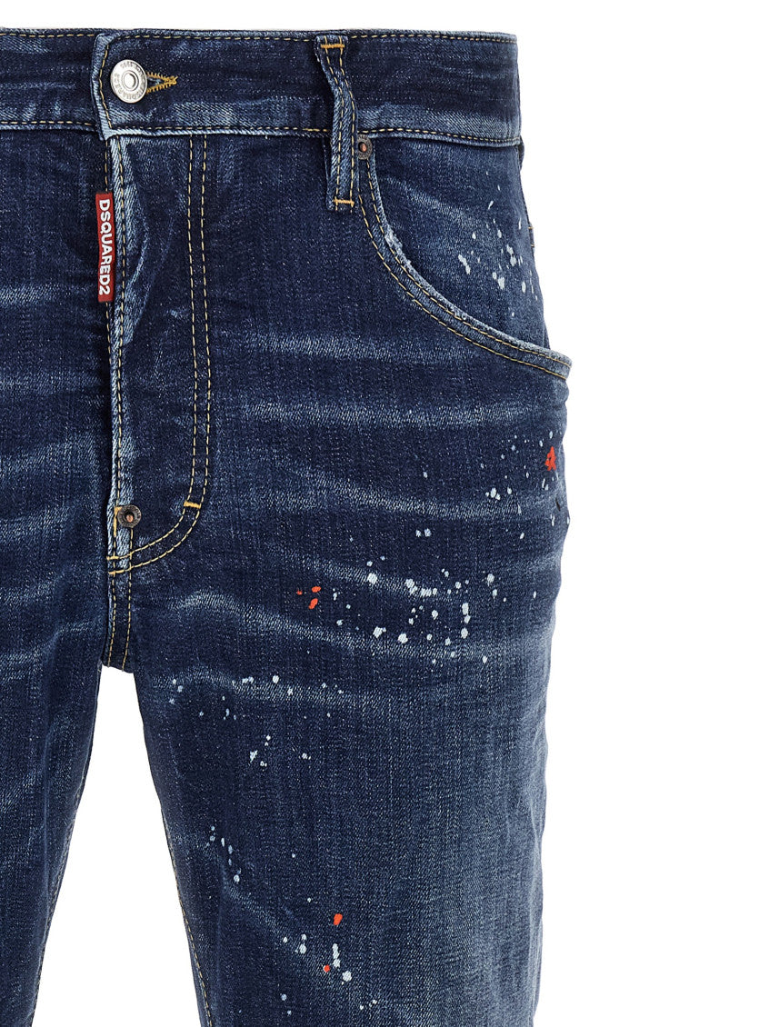 Blue Stretch Denim Jeans 3