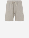 Beige Logo Jersey Shorts 1