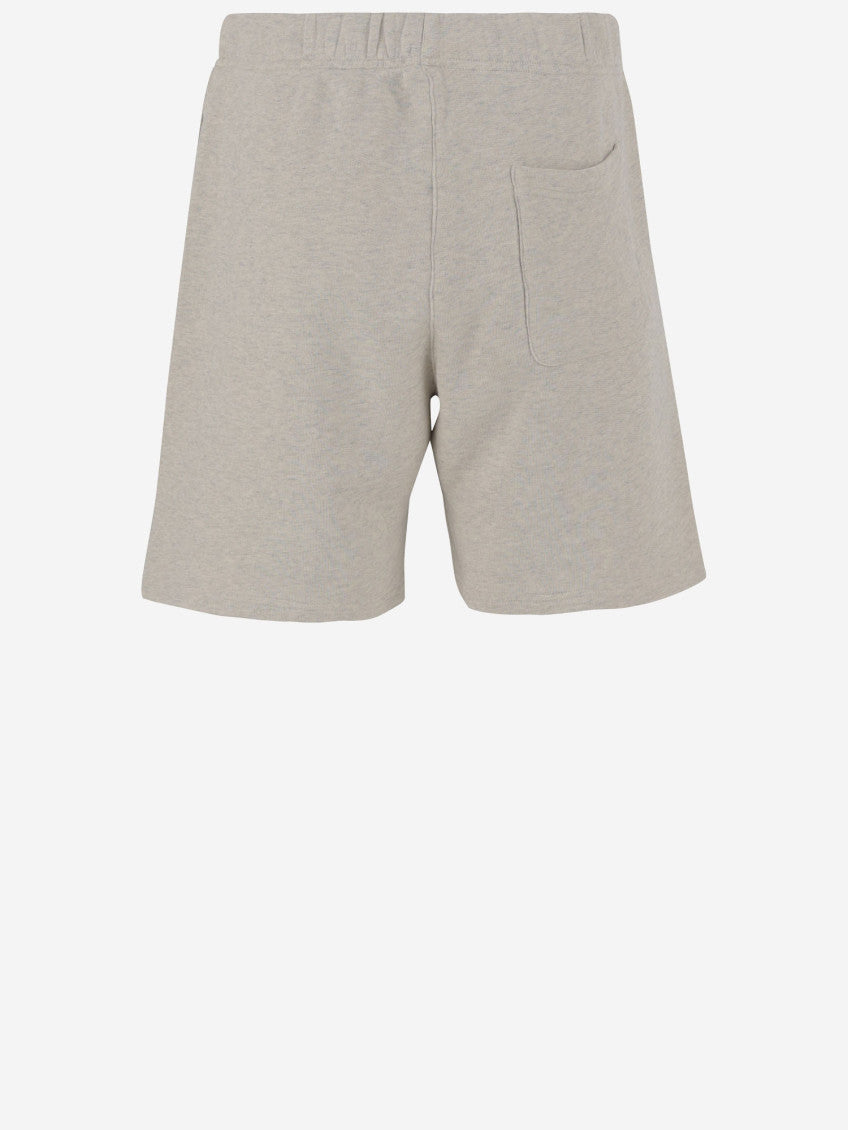 Beige Logo Jersey Shorts 2