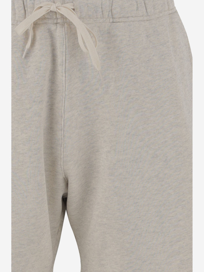 Beige Logo Jersey Shorts 3
