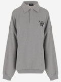 Grey Polo Sweater 1