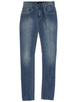 Blue Slim Mid Rise Jeans 1