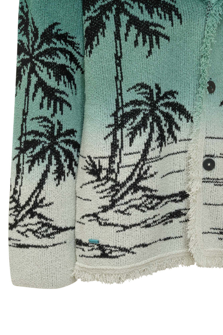Green Jacquard Cardigans 4