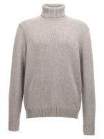 Grey Turtle-Neck Sweater 1