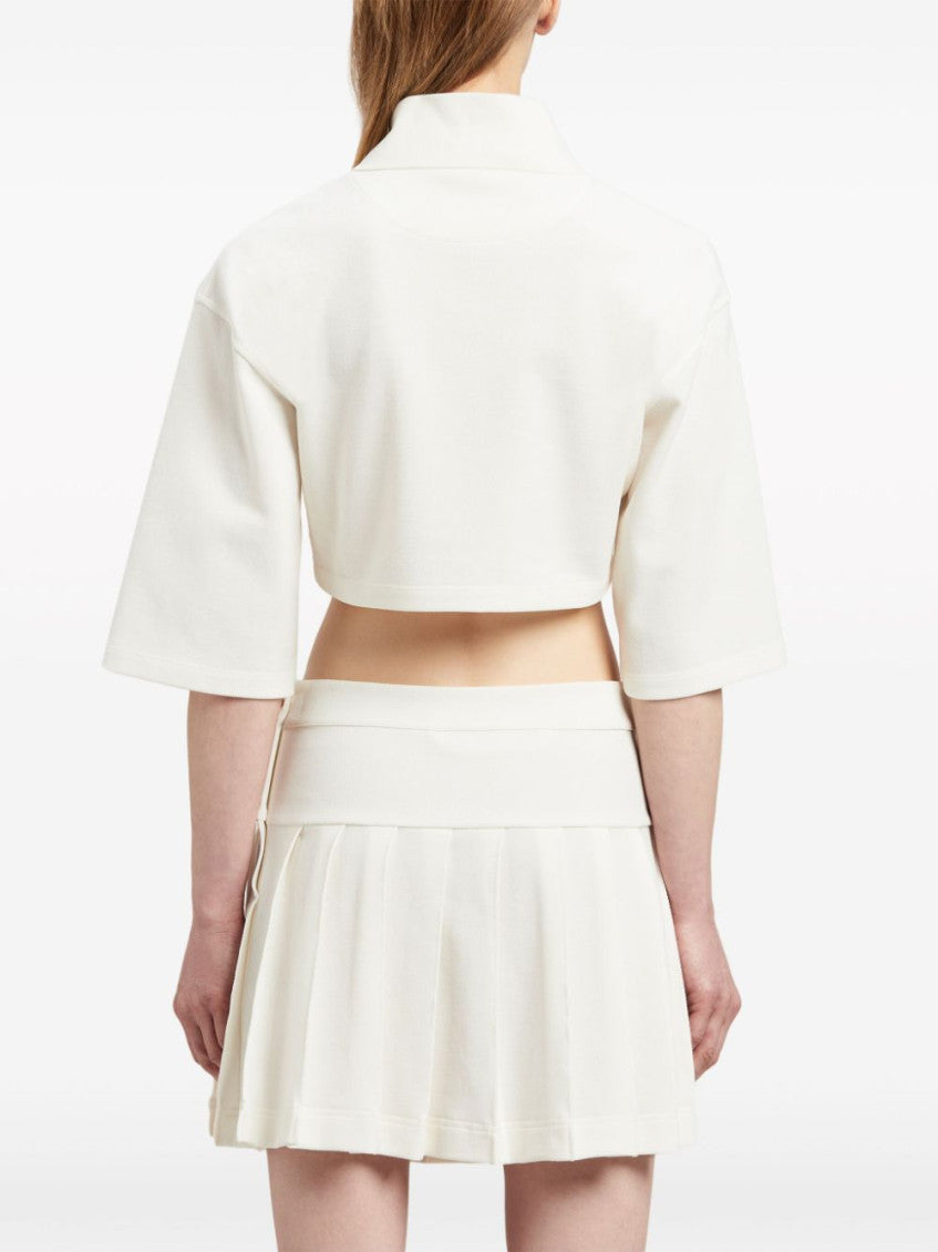 Off White Monogram Cropped Polo 4