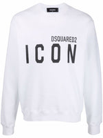 White Icon logo sweater 1