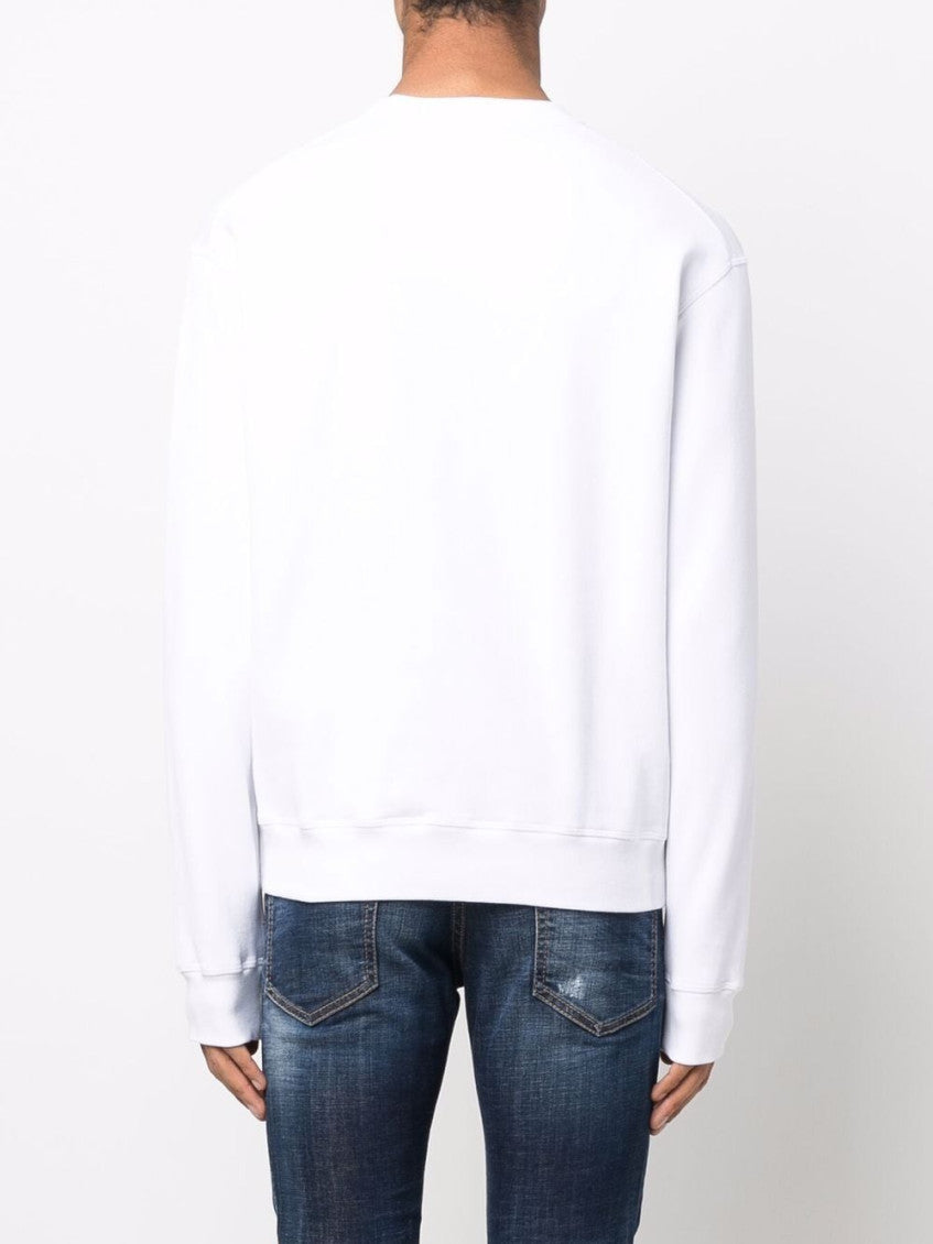 White Icon logo sweater 2