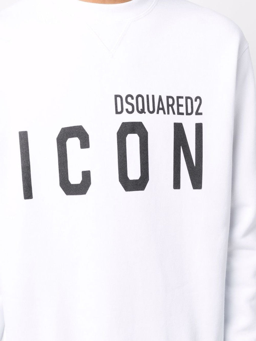 White Icon logo sweater 5