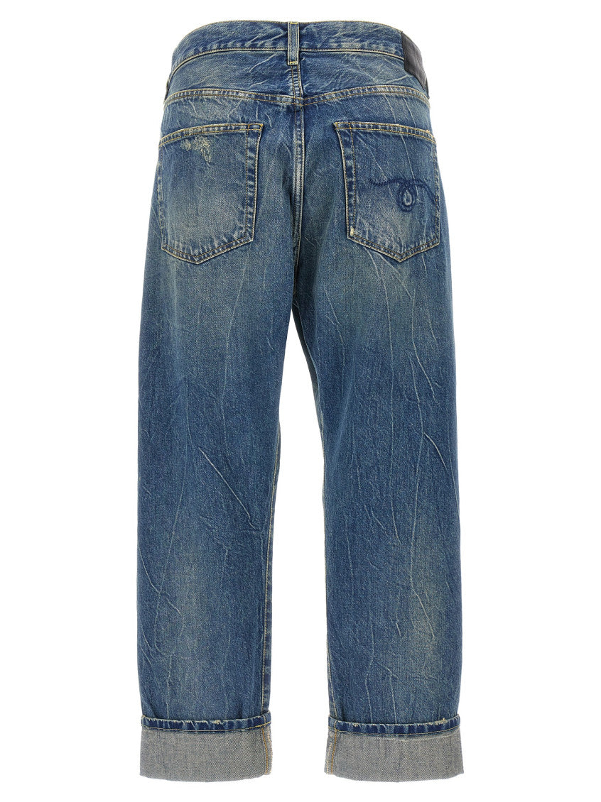 Blue R13 CROSS OVER JEANS 2