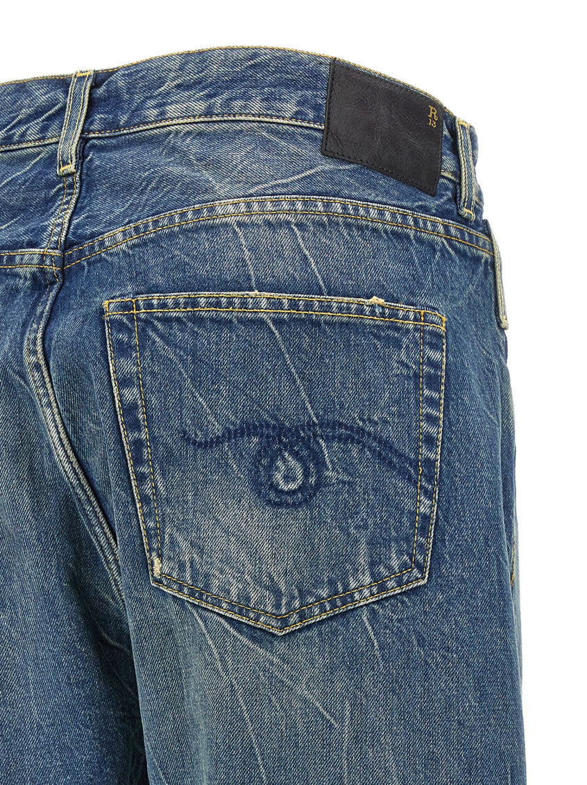 Blue R13 CROSS OVER JEANS 4