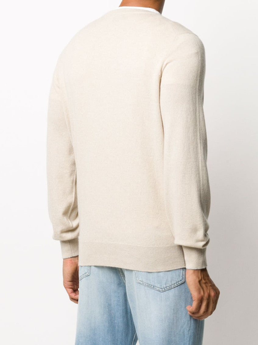 Beige Round Neck Sweater 3